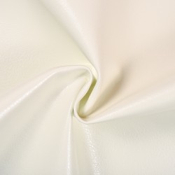 Ткань Дерматин (Кожзам) для мебели, цвет Белый (на отрез)  в Канске