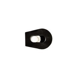 Зажим для шнура 4 мм KL цвет Чёрный + Белый (поштучно)  в Канске