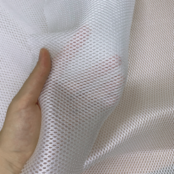 Сетка 3D трехслойная Air mesh 160 гр/м2, цвет Белый (на отрез)  в Канске