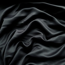 Светозатемняющая ткань для штор &quot;Блэкаут&quot; 95% (Blackout), цвет Черный (на отрез)  в Канске