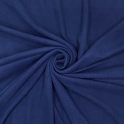 Флис Односторонний 130 гр/м2, цвет Темно-синий (на отрез)  в Канске