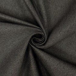 Ткань Рогожка (мебельная), цвет Тёмно-Серый (на отрез)  в Канске