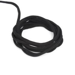 Шнур для одежды 4,5 мм, цвет Чёрный (на отрез)  в Канске
