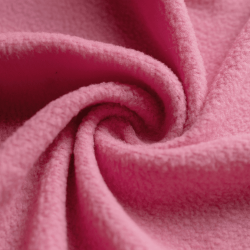 Флис Односторонний 130 гр/м2, цвет Розовый (на отрез)  в Канске