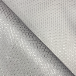 Ткань Оксфорд 300D PU Рип-Стоп СОТЫ, цвет Светло-Серый (на отрез)  в Канске