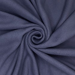 Ткань Флис Односторонний 130 гр/м2, цвет Темно-серый (на отрез)  в Канске