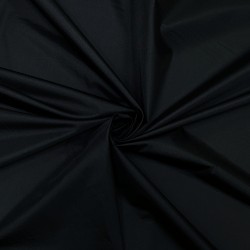 Ткань Дюспо 240Т WR PU Milky, цвет Черный (на отрез)  в Канске