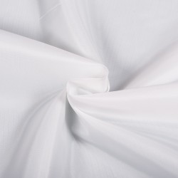 Ткань подкладочная Таффета 190Т, цвет Белый (на отрез)  в Канске