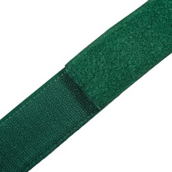 Контактная лента 40мм (38мм)  Зелёный (велькро-липучка, на отрез)  в Канске