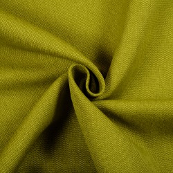 Ткань Рогожка (мебельная), цвет Зелёный (на отрез)  в Канске