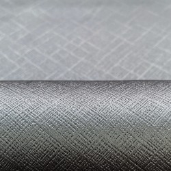 Ткань Блэкаут для штор светозатемняющая 100% &quot;Орнамент Серый&quot; (на отрез)  в Канске